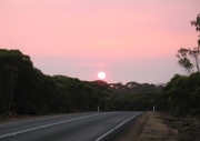 Bushfire Sunset, Vivonne Bay, KI