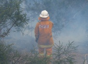 Scrub fire, Vivonne Bay, KI