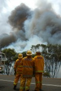 Scrub fire, D'Estrees Bay, KI