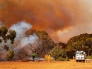 Scrub fire, Kangaroo Island