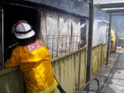 Shed fire, Nairne