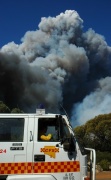 Scrub fire, D'Estrees Bay, KI