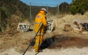 Grass fire, Greenhill