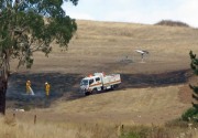 Grass fire, Balhannah