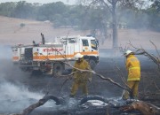 Grass fire, Balhannah