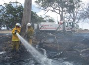 Grass fire, Balhannah