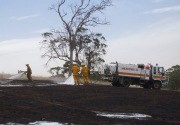 Grass fire, Balhannah