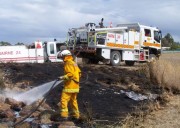 Grass fire, Nairne