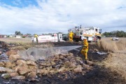 Grass fire, Nairne