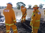 Grass & car fire, Brukunga