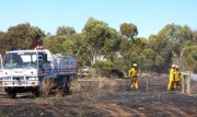 Grass fire, Callington