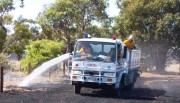 Grass fire, Callington