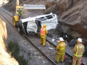 Scrub & Car vs Train, Murray Bridge