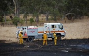 Grass fire, Balhannah
