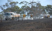 Grass fire, Balhannah