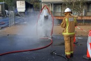 Truck fire & Hazmat, Mt Barker