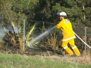 Grass fire, Littlehampton