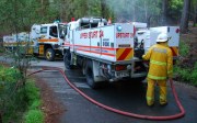 Stump fire, Upper Sturt