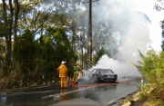 Car fire, Ashton