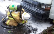 Car fire, Nairne