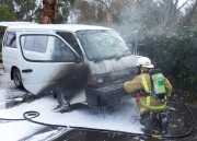 Car fire, Nairne
