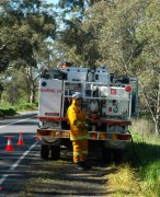 Grass fire, Nairne