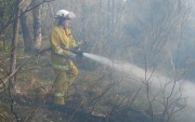 Scrub fire, Mylor