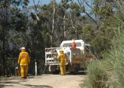 Scrub fire, Cudlee Creek