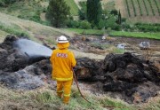 Grass fire, Norton Summit