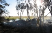 Rubbish fire, Freeling