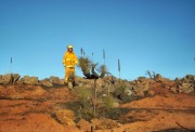 Grass fire, Cairn Hill