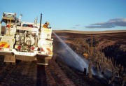 Grass fire, Cairn Hill