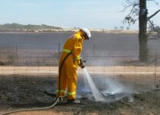 Grass fire at Mallala