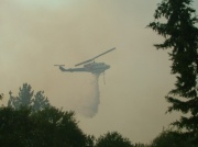 Water bombing over Mt Osmond