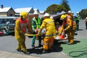 Mock accident, Ardrossan