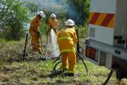 Scrub and pole fire, Teringie