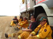 Crews take a break, Kimba