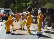 Vehicle accident, Carey Gully