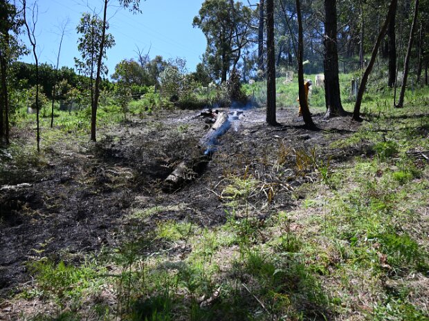 Grass Fire, Basket Range. 27th October 2024