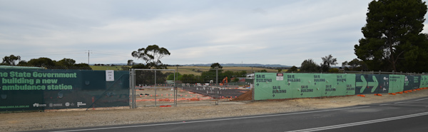 Gawler Station under construction - October 2024