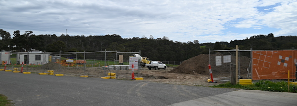 Lenswood Station under construction - Sept 2026